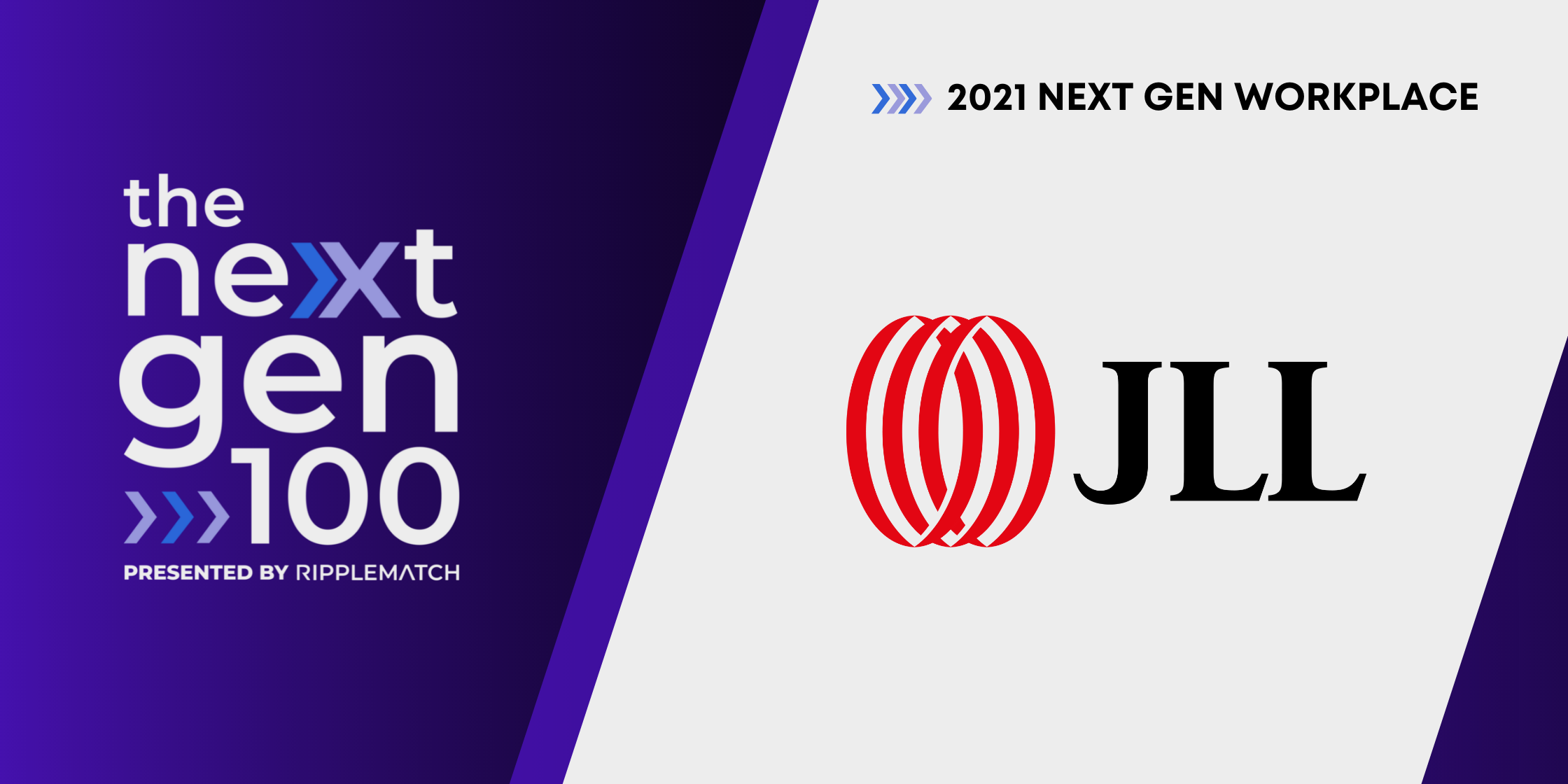 JLL is a Top 100 Next Gen Workplace 2021